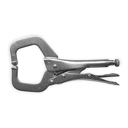 2fdc9 Locking C Clamp 9 In With 3 1 8 Cap Nickel