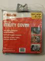 Reinforced Utility Cover Tarp 8 Ft By 10 Grey Waterproof And Uv Protection Hv810wh 