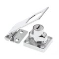 U 117164 Door And Gate Safety Hasp Hinge Latch 3 In Chrome Keyed Twist Knob Lock With Screws For Cabinets Boxes 
