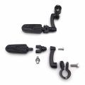 Smt-black Adjustable Highway Peg Mounting Kit Lightning Footrest Compatible With V-star Roadstar Suzuki Boulevard Equipped 1-1