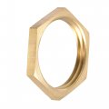 Uxcell G3 4 Lock Nut Hex Brass Female Locknut For Plumbing 4pcs