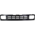Dodge Ram 50 Grille Assembly 1987 1993 Black Plastic Shell And Insert Mi1200106 Mb527063 Front Snap On Replacement Part 