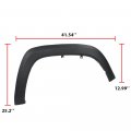 G-plus Fender Flares Front Passenger Side Compatible With Toyota Tacoma 2016 2017 2018 2019 2020 2021 Moulding Trim Wheel