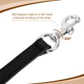 14 17 Inch Pu Leather Short Bag Strap With Clasp Purse Handles Handbags Replacement Straps For Clutch Underarm Bags Black