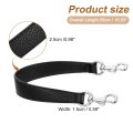 14 17 Inch Pu Leather Short Bag Strap With Clasp Purse Handles Handbags Replacement Straps For Clutch Underarm Bags Black