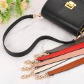 14 17 Inch Pu Leather Short Bag Strap With Clasp Purse Handles Handbags Replacement Straps For Clutch Underarm Bags Black