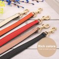 14 17 Inch Pu Leather Short Bag Strap With Clasp Purse Handles Handbags Replacement Straps For Clutch Underarm Bags Black