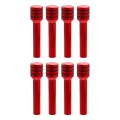 8pcs Car Door Lock Knobs Interior Knob Aluminum Alloy Inner Pull Pins Universal For With Hole Diameter Of M4x0 7mm Thread Red 