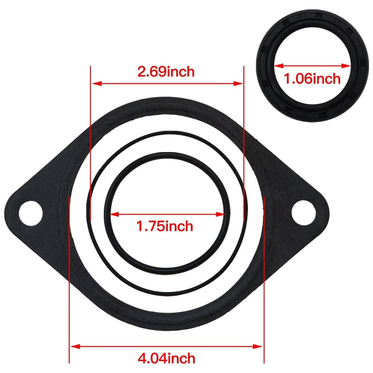 Vacuum Pump Power Steering Seal Kit For 2011 Dodge Grand Caravan Crew Mini Passenger Van 4-door