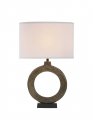 Aspen Creative 40214-11a 25 High Transitional Metal Table Lamp Antique Brass Finish And Oval Shaped Shade In White 16 Wide