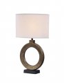 Aspen Creative 40214-11a 25 High Transitional Metal Table Lamp Antique Brass Finish And Oval Shaped Shade In White 16 Wide