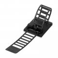 Uxcell 100pcs Adhesive Cable Clips Adjustable Nylon Cord Organizer Management Clamps For Desk Car Home And Office Black 110mm 4