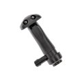 Windshield Washer Nozzle For Saab 9-3 2003 To 2011 Black Plastic Adjustable With 0 13 In Hose Port Replacement 12778849