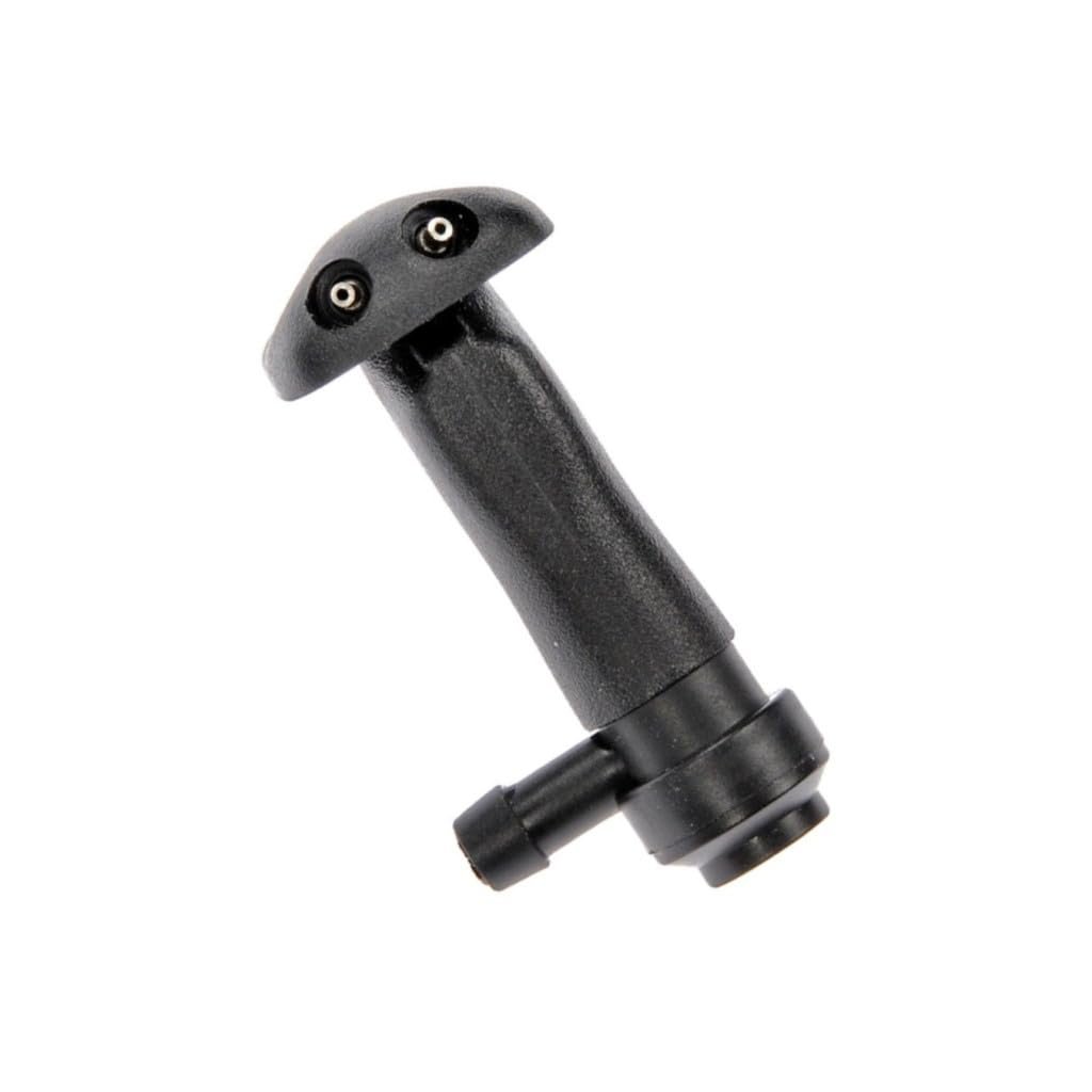 Windshield Washer Nozzle For Saab 9-3 2003 To 2011 Black Plastic Adjustable With 0 13 In Hose Port Replacement 12778849