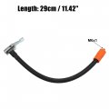 X Autohaux 2pcs 11 42 Flexible Tire Inflator Hose Adapter M6 Thread Size Air Chuck With For Standard Valve Fine Without Release