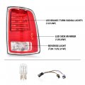 G-plus Led Taillights Taillamps Rear Brake Lights Passenger Side Right W Bulbs Compatible With Dodge Ram 1500 2013-2018 2500