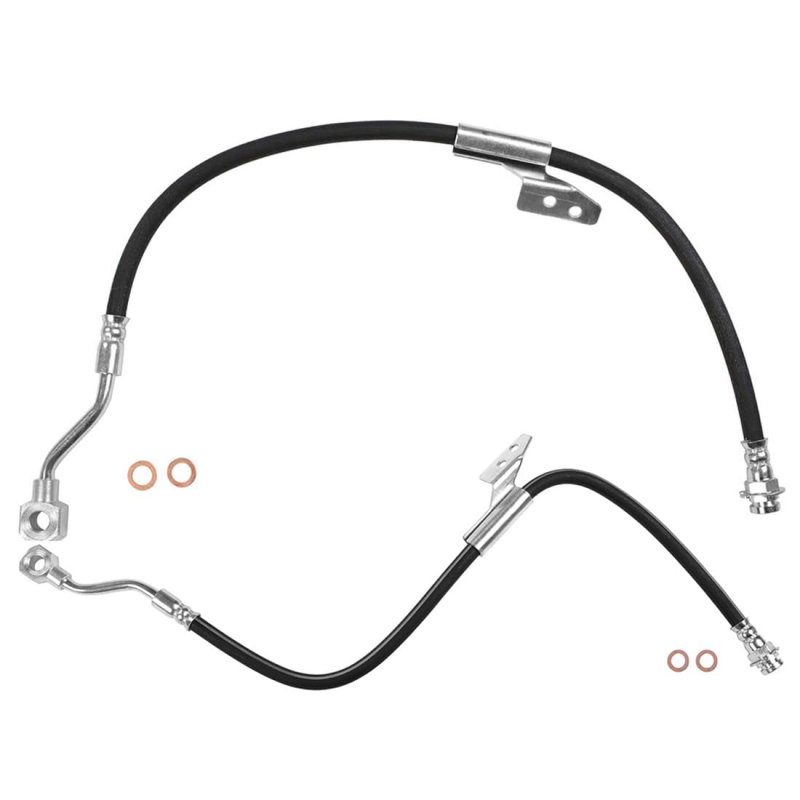 A-partrix 2pcs Front Left Right Brake Line Hydraulic Hose Fits Chevrolet Chevy C1500 Suburban 1992-1999 1988-1999