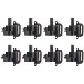 Set Of 8 Ignition Coil Packs 4 Pins Fits For Cadillac Cts 5 7l 2004-2005 Pack Replaces Uf192 