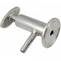 1 5 Tri Clamp Sanitary Sample Valve Elliptic Handle Ferrule Od 50 5mm Sus 316 By Generic