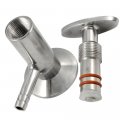 1 5 Tri Clamp Sanitary Sample Valve Elliptic Handle Ferrule Od 50 5mm Sus 316 By Generic