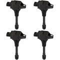 Set Of 4 Ignition Coil Packs 3 Pins Fits For Infiniti Q70 5 6l 2014-2019 Pack Replaces Uf549