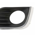 G-plus Pair Front Bumper Fog Light Lamp Bezel Covers W Chrome Trim Compatible With 2016 2017 2018 Nissan Altima 62256-9hs0b