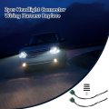 Grabote 2-pack 68064997aa Headlight Connector Wiring Harness For 2008-2012 Jeep Liberty
