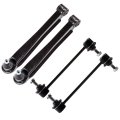 Rear Suspension Set Of 4 Lower Control Arm Sway Bar End Link Fit 1999-2005 For Hyundai Sonata 2001 Xg300 2001-2006 Kia Optima 