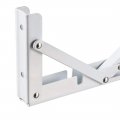 Uxcell Folding Bracket 8 Inch 200mm For Shelf Table Desk Wall Mounted Support Collapsible Long Release Arm Space Saving Carbon