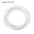 Silicone Foam Seal Weather Strip 12mm Dia 2 5m 8ft Sponge Rubber Cord Solid White