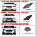 Trimla Front Tow Cover For 11-18 Bmw X3 F25 X4 F26 M Aerodynamics 18i 20d 20i 25i 28i 30d 35d 35i Xdrive 2011 2012 2013 2014