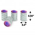 Cute Octopus Tentacles Ocean Tire Rim Wheel Aluminum Valve Stem Caps