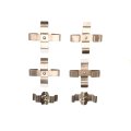 Disc Brake Hardware Set Front For Porsche 911 2014 2024 Alx Pau Df 340 02020 Cla1 Black Standard Style 