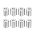 8pcs Aluminum Spacer 3 4 Od X 5 16 Id 7 8 Length Screw Standoff Bushing Plain Finish Unthreaded Round Metal For Screws Bolts 