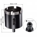 Uxcell 60mm Diamond Core Drill Bits Dry Or Wet Hole Saws For Hard Concrete Brick Block Masonry Stone Tile Glass