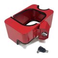 Steering Column Lock Guard For 1998 2005 Cadillac Escalade Luxury Suv Security Steel Construction With Red Paint Finish 