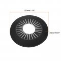 Uxcell Pipe Cover Decoration 2pcs 50mm-78mm Pp Plastic Escutcheon Collar Water Drain Line Black