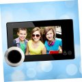 Gadpiparty Digital Door Viewer Peephole Camera Cat Eye Doorbell Intelligent