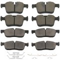 Front Rear Brake Pads D1821-9057 D1838-9089 Compatible For 2017-2020 Jaguar F-pace Xf 2015-2019 Land Rover Discovery Sport 