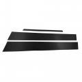 X Autohaux 6pcs Door Window Pillar Post Protector Cover Trim For Toyota Corolla 2014-2018