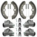 M Mati Front Brake Wheel Cylinders Left Right All Four With Shoes For Yamaha Big Bear 350 Kodiak 400 Yfm350 Yfm400 1989-1998