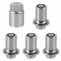 5pcs Wheel Lock Lug Nuts For Toyota Corolla Matrix Tacoma Highlander Tundra Cruiser Sequoia Lexus Gs Gx Rx Sc 00276-00901 M12 X 