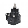 Wflnhb Universal Adjustable Fuel Pressure Regulator Kit With 0-100 Psi Gauge And An-6 Line Hose Fittings Black