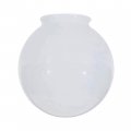 Kor K21815 6-inch White Glass Globe Lamp Shade 3-1 4-inch Fitter Opening Lighting Fixture Replacement 