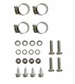 Transmission Oil Cooler Lpd47391 Low Pressure Drop Trans 40000 Gvw Oc-4739-1 Lpd-4739-1 With Mounting Hardware Silver