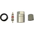 Suzuki Equator 2009 2010 2011 Tire Pressure Monitoring System Service Set With Metal Valve Core Threaded Sleeve Plastic Gray