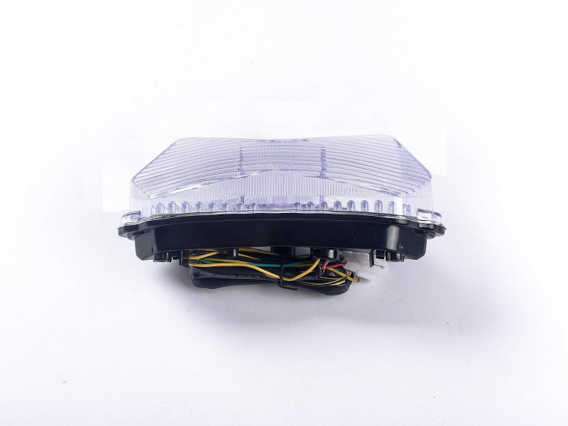 Tp Motorcycle Led Brake Tail Light Clear Lens With Integrated Turn Signal Fit For Kawasaki 2003-2004 Ninjia Zx-6ri Zx-6rr