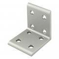 80 20 Inc 25-4114 25 Series 8 Hole Inside Corner Bracket 10 Pack 