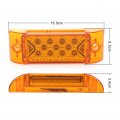 Ocpty 13led Side Marker Light 6pcs Amber Trailer Lamps Fit For Boats Truck Pickups Lorry Van Caravan Waterproof Lights