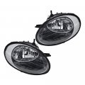 Epic Lighting Headlights Lens And Housing Assembly Replacement For Ford 1998-1999 Taurus Fo2502157 Fo2503157 Xf1z13008ba 
